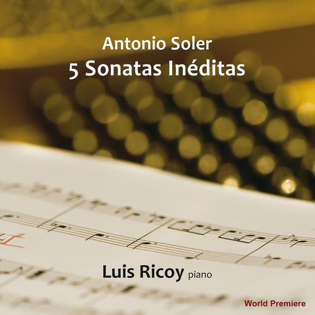 Antonio Soler: Cinco Sonatas Inéditas - Antonio Soler