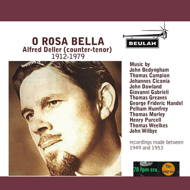 O Rosa Bella - Alfred Deller