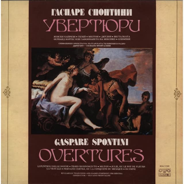Gaspare Spontini: Opera Overtures - Gaspare Spontini