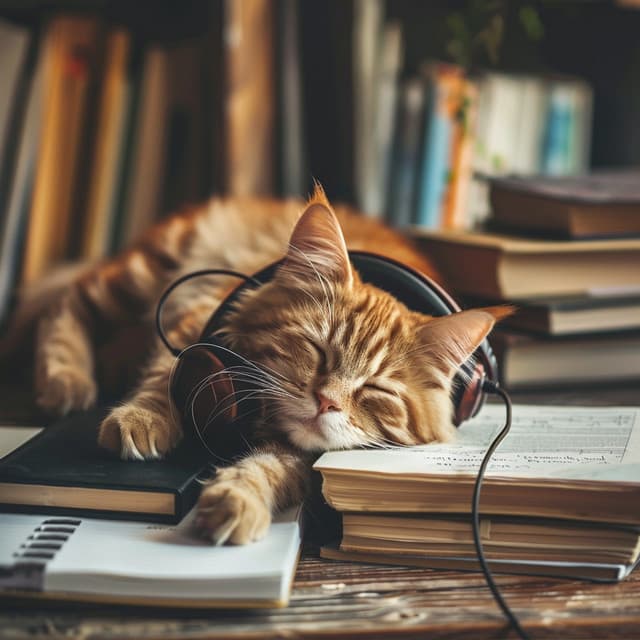 Cat's Whisker Tunes: Serene Melodies for Quiet Evenings - Cat Café Music
