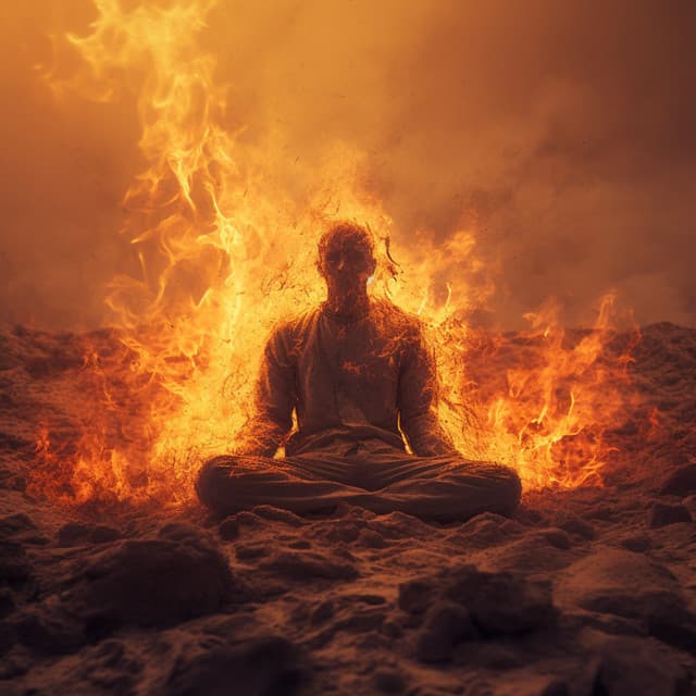 Meditation Flames: Harmony with Fire - Thunderstorm Meditation