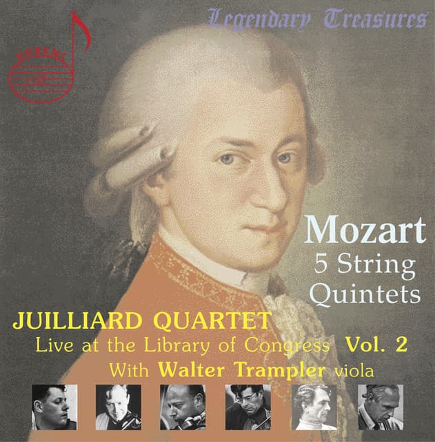 Juilliard Quartet, Vol. 2: Live at Library of Congress – Mozart Quintets - Wolfgang Amadeus Mozart