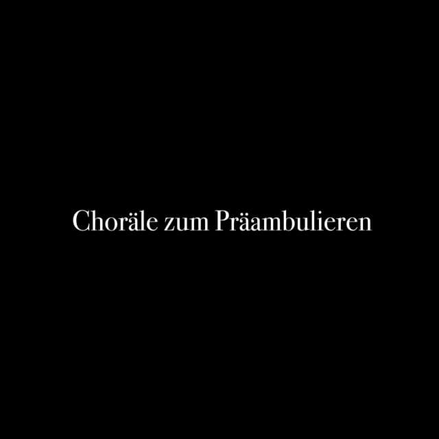 Choräle zum Präambulieren - Al Goranski