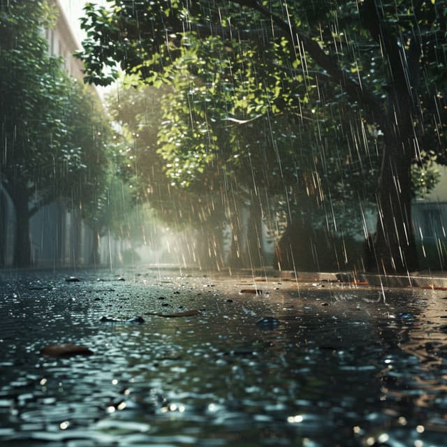 Pet Relaxation: Chill Moments with Soft Rain - Music-to-Relax-Dogs