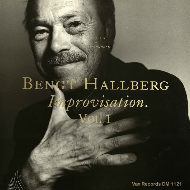 Musik På Drottningholm: Improvisation Vol.1 - Bengt Hallberg