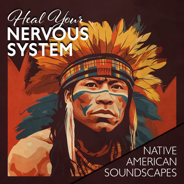 Heal Your Nervous System: Native American Soundscapes for Instant Relief from Stress & Anxiety, Brain Wave Therapy Music for Nerve Healing - Relaxation Meditation Songs Divine