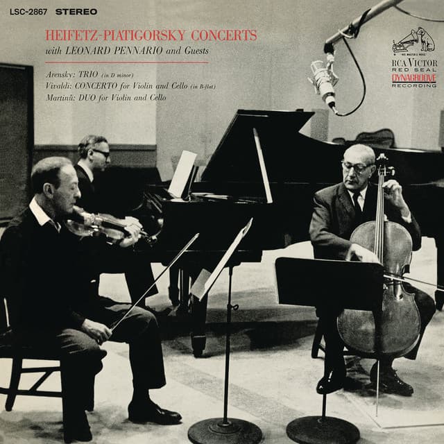 Arensky: Piano Trio No. 1 in D Minor & Vivaldi: Concerto in B-Flat Major & Martinu: Duo for Violin and Cello No. 1 - Gregor Piatigorsky