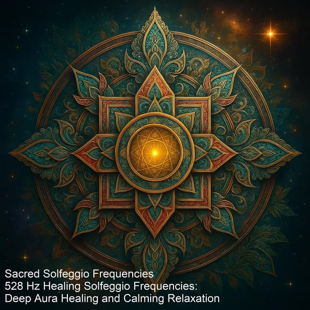 528 Hz Healing Solfeggio Frequencies: Deep Aura Healing and Calming Relaxation - Solfeggio Frequencies 528Hz
