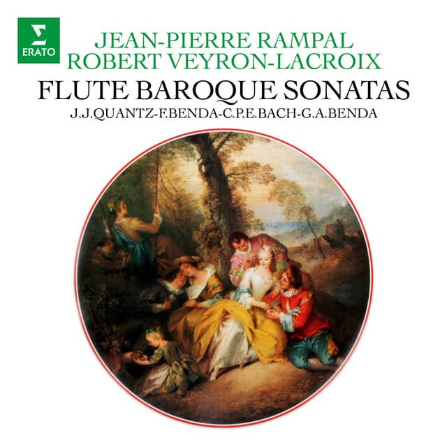 Quantz, CPE Bach, F & GA Benda: Flute Baroque Sonatas - Jean-Pierre Rampal