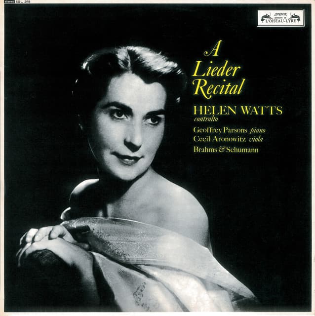 Helen Watts Recital - Helen Watts