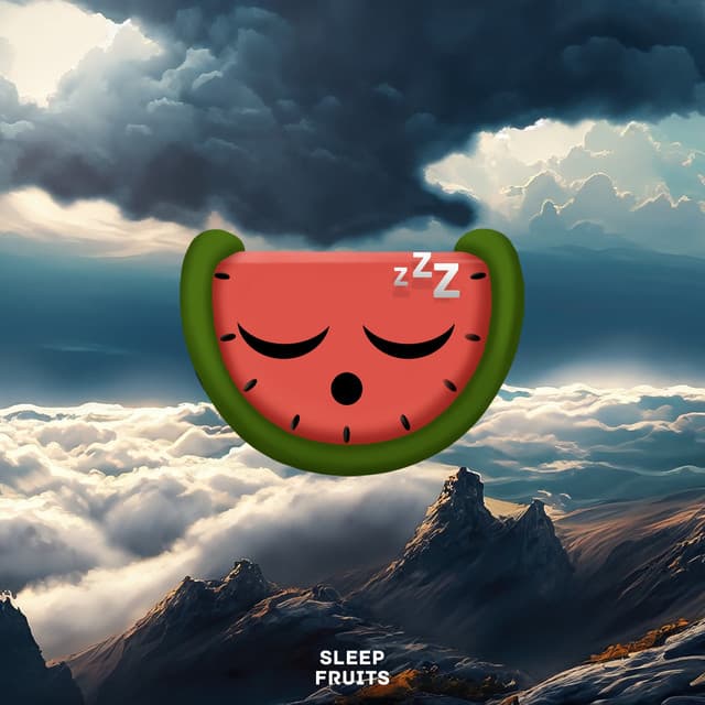 Soothing Rain ASMR Natural White Noise - Sleep Fruits Music