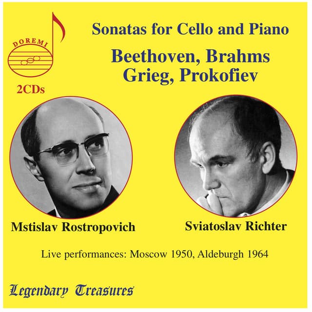 Rostropovich & Richter in Concert: Live in Moscow & Aldeburgh - Mstislav Rostropovich