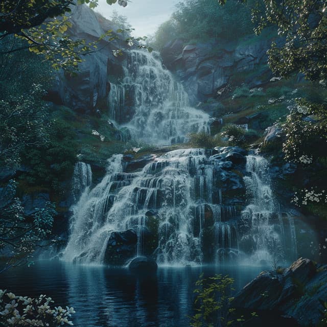 Waterfall Relaxation: Natural Sounds for Stress Relief - Relaxing Noises