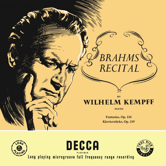 Brahms: Fantasias , Op. 116; Four Piano Pieces, Op. 119 - Johannes Brahms