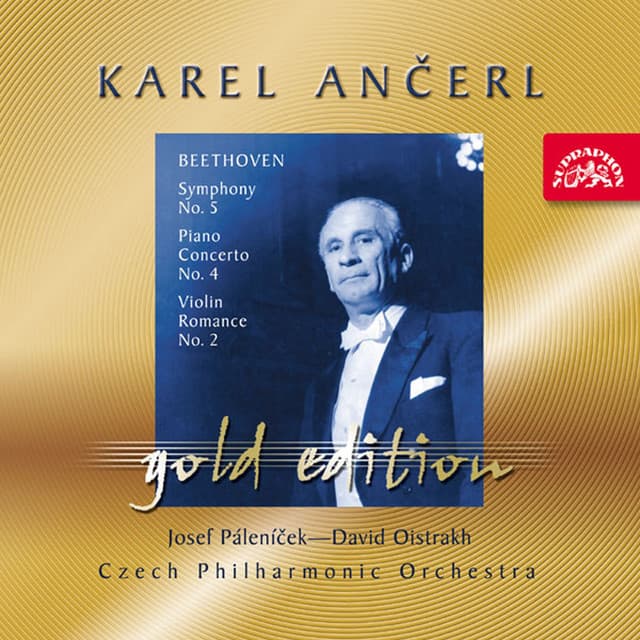 Ančerl Gold Edition 25. Beethoven: Symphony No. 5, Piano Concerto No. 4, Violin Romance No. 2 - Ludwig van Beethoven