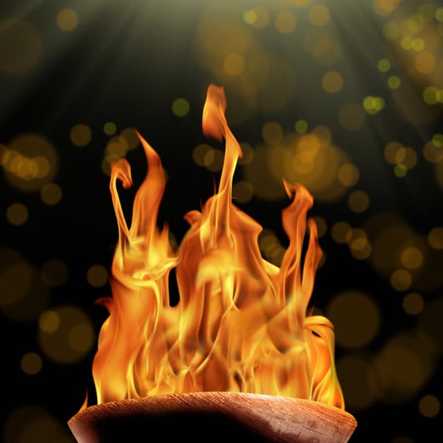 Fire-Dance of Dreams: Chill Music Fire - Power and Energy