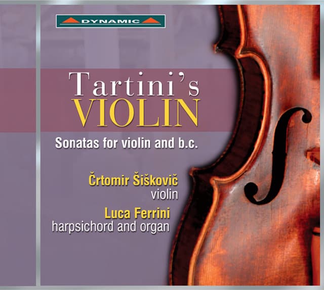 Tartini's Violin - Sonatas for Violin and Basso Continuo, Vol. 1 - Giuseppe Tartini