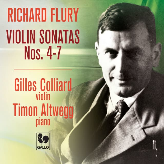 Richard Flury: Violin Sonatas Nos. 4-7 - Richard Flury
