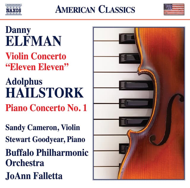 Elfman: Violin Concerto, 'Eleven Eleven' - Hailstork: Piano Concerto No. 1 - Sandy Cameron