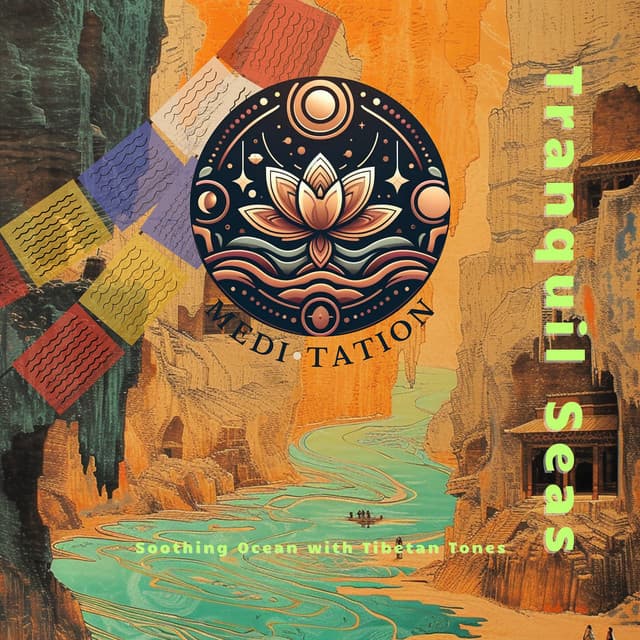 Tranquil Seas: Soothing Ocean with Tibetan Tones - Medi Tation