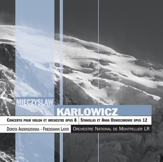 Karlowicz :Concerto Pour Violon, Op.8 ; Stanislas Et Anna Oswiecimowie, Op.12 - Mieczysław Karłowicz