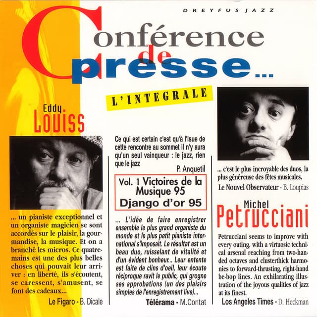 Conférence de presse - Eddy Louiss