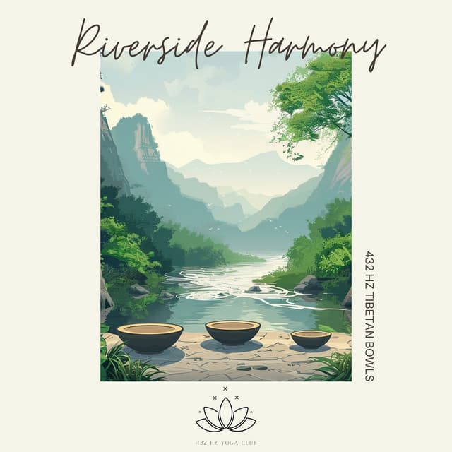 Riverside Harmony: 432 Hz Tibetan Bowls - 432 Hz Yoga Club