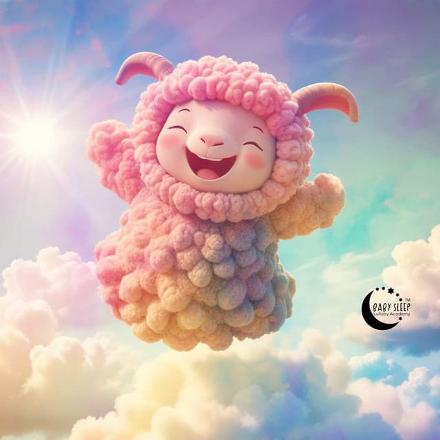 Jumping Sheep on Colorful Clouds - Baby Sleep Lullaby Academy