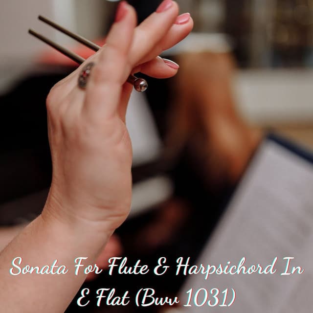 Sonata For Flute & Harpsichord In E Flat - Johann Sebastian Bach