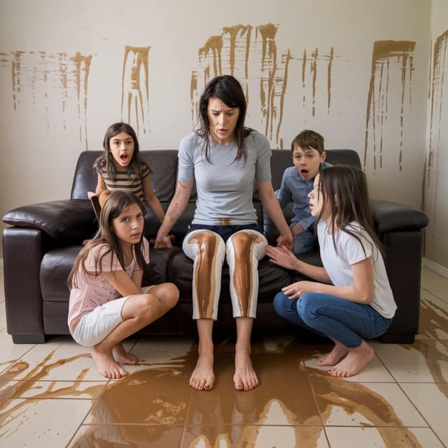 Mama heeft diarree! - De Tekentovenaar