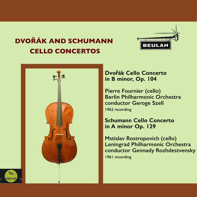 Dvořák and Schumann Cello Concertos - Pierre Fournier