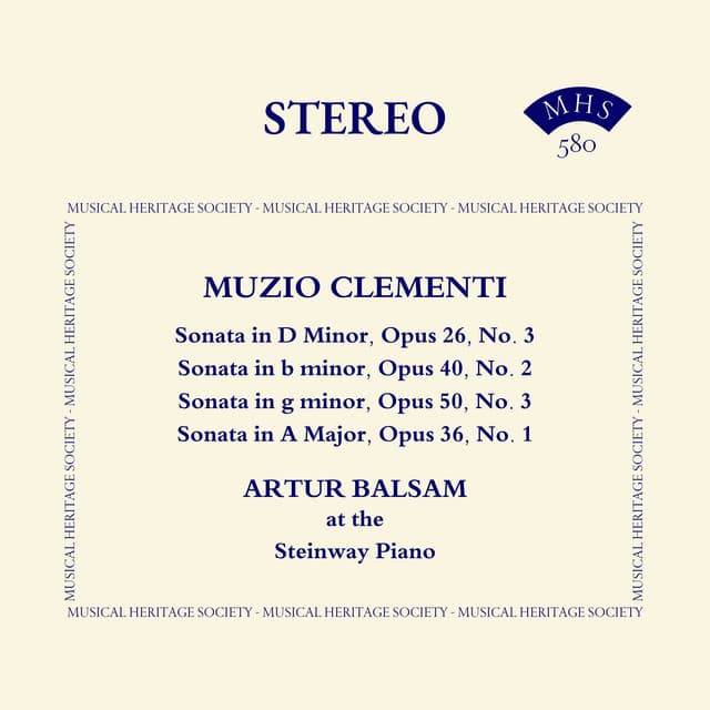 Clementi: Sonatas for Piano - Muzio Clementi