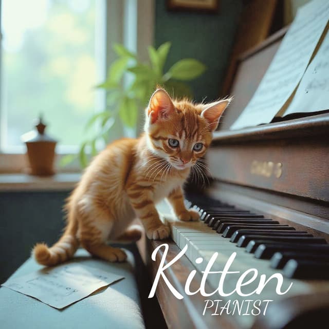 Kitten Pianist: Peaceful Piano Music for Cat Sleep and Relax - Cats Music Zone