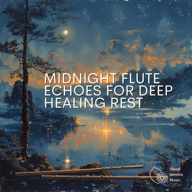 Midnight Flute Echoes for Deep Healing Rest - Sleep Lemons Music