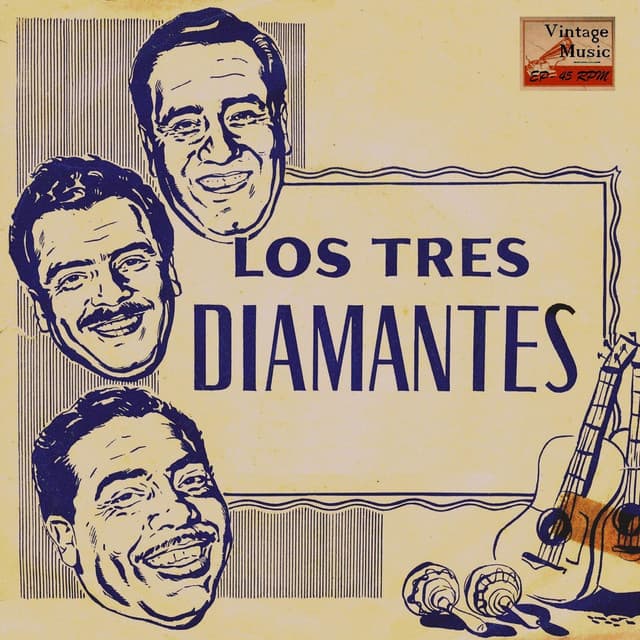 Vintage México Nº 111 - EPs Collectors, "Boleros Inolvidables" - Los Tres Diamantes