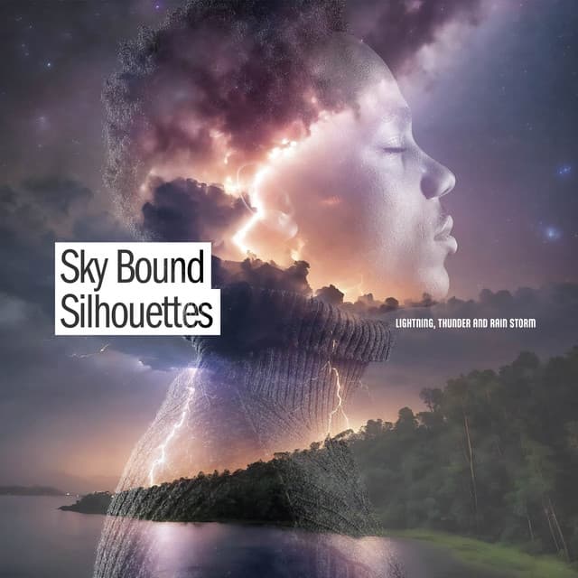 Sky Bound Silhouettes - Lightning, Thunder and Rain Storm