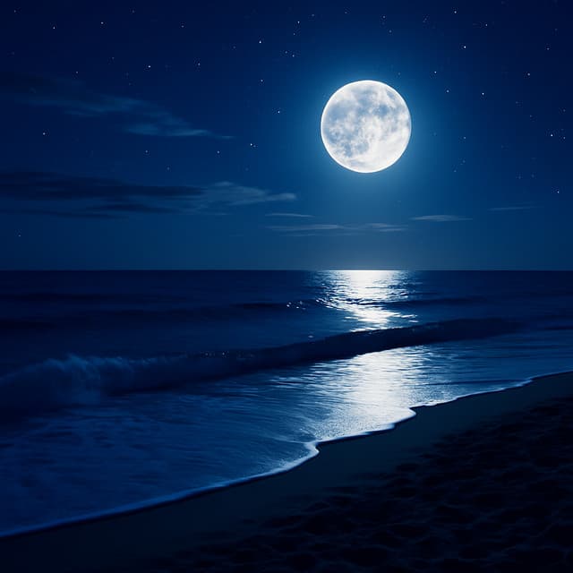 46 Ocean Sounds For Sleep: Moonlight Beach - Ocean Waves For Sleep
