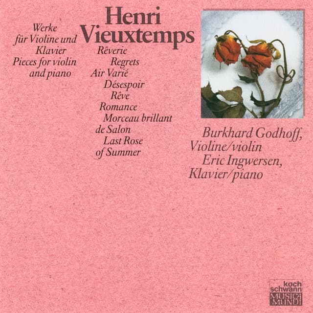 Henri Vieuxtemps: Pieces For Violin And Piano - Henri Vieuxtemps