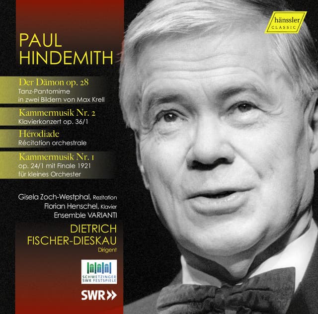 Hindemith: Der Dämon, Hérodiade, and Kammermusik Nos. 1 & 2 - Paul Hindemith