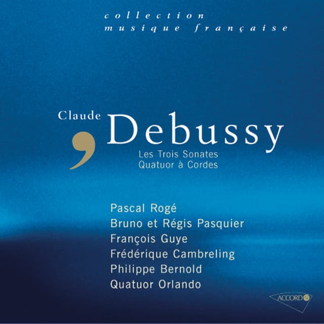 Debussy-Sonates-Quatuor - Claude Debussy
