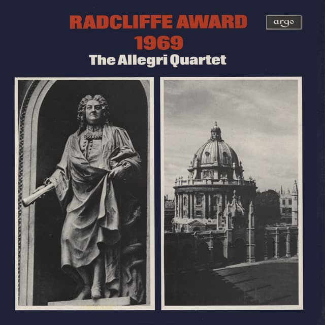 Radcliffe Award 1969: Forbes, Maconchy, Johnson & Sculthorpe - Allegri String Quartet