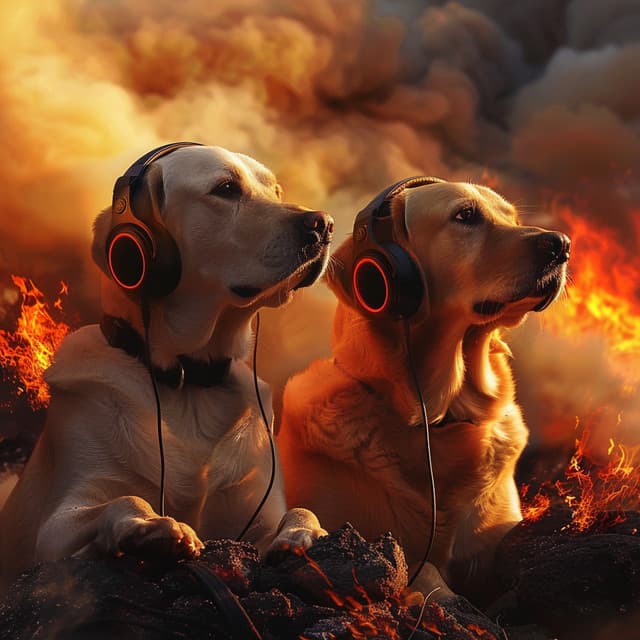 Fire Dogs by the Hearth: Music for Canine Relaxation - The Dog Relaxer
