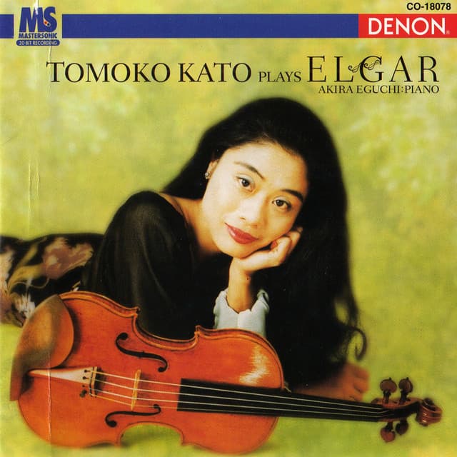 Tomoko Kato: Plays Elgar - Akira Eguchi