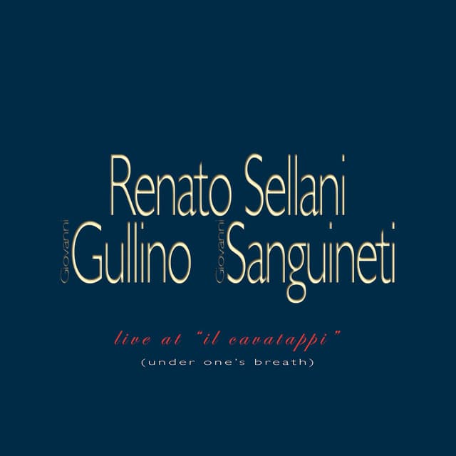 Live at "Il Cavatappi" - Renato Sellani