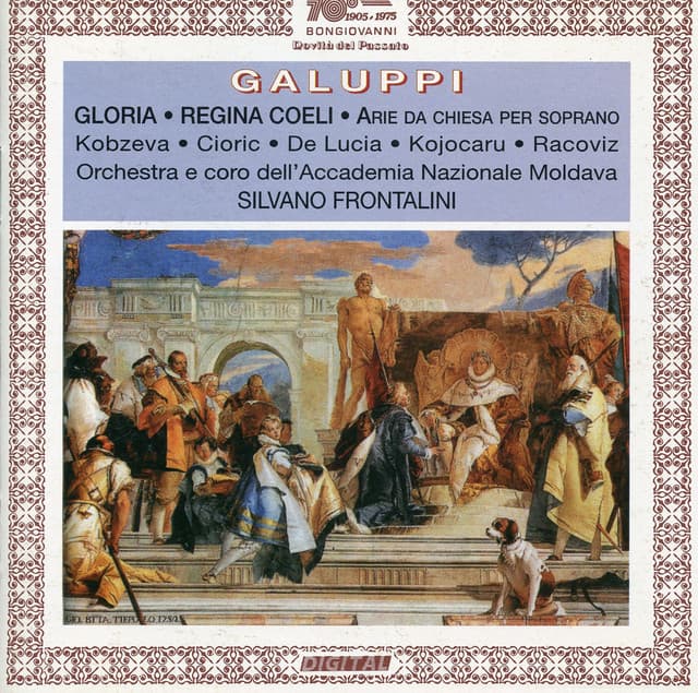 Galuppi: Gloria - Regina Coeli - Aire da Chiesa per soprano - Baldassare Galuppi