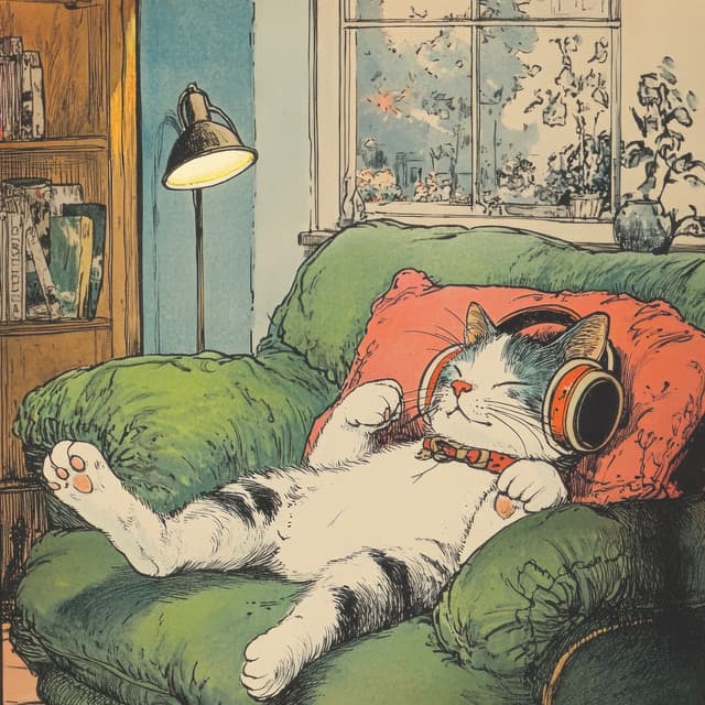 Mystical Tracks: Paws Dancing in Dream's Glow - Music For Cats