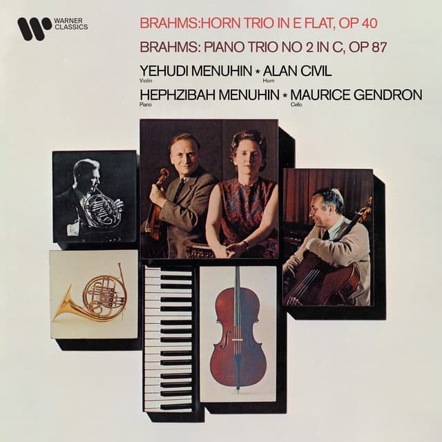 Brahms: Horn Trio, Op. 40 & Piano Trio No. 2, Op. 87 - Johannes Brahms