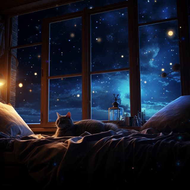 Stary Sky in the Night Kitty - Música Relajante