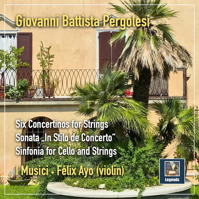 Pergolesi: Chamber Music for Strings - Giovanni Battista Pergolesi