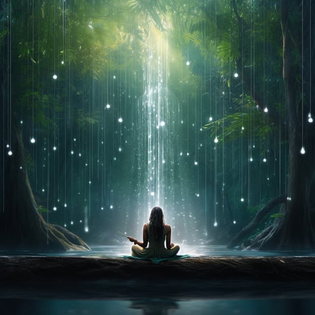 Meditative Rain: Harmonic Serenity - Quiet Meditation Music